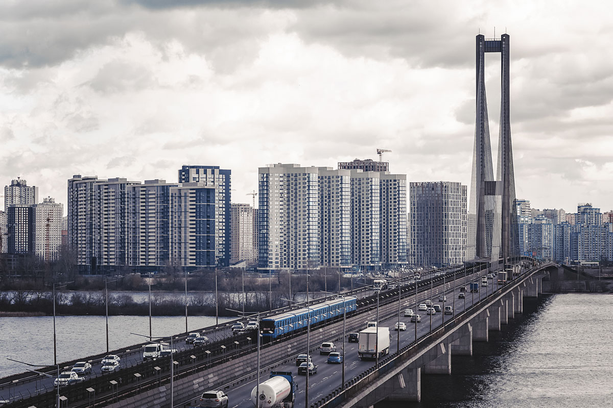 мост метро Киев