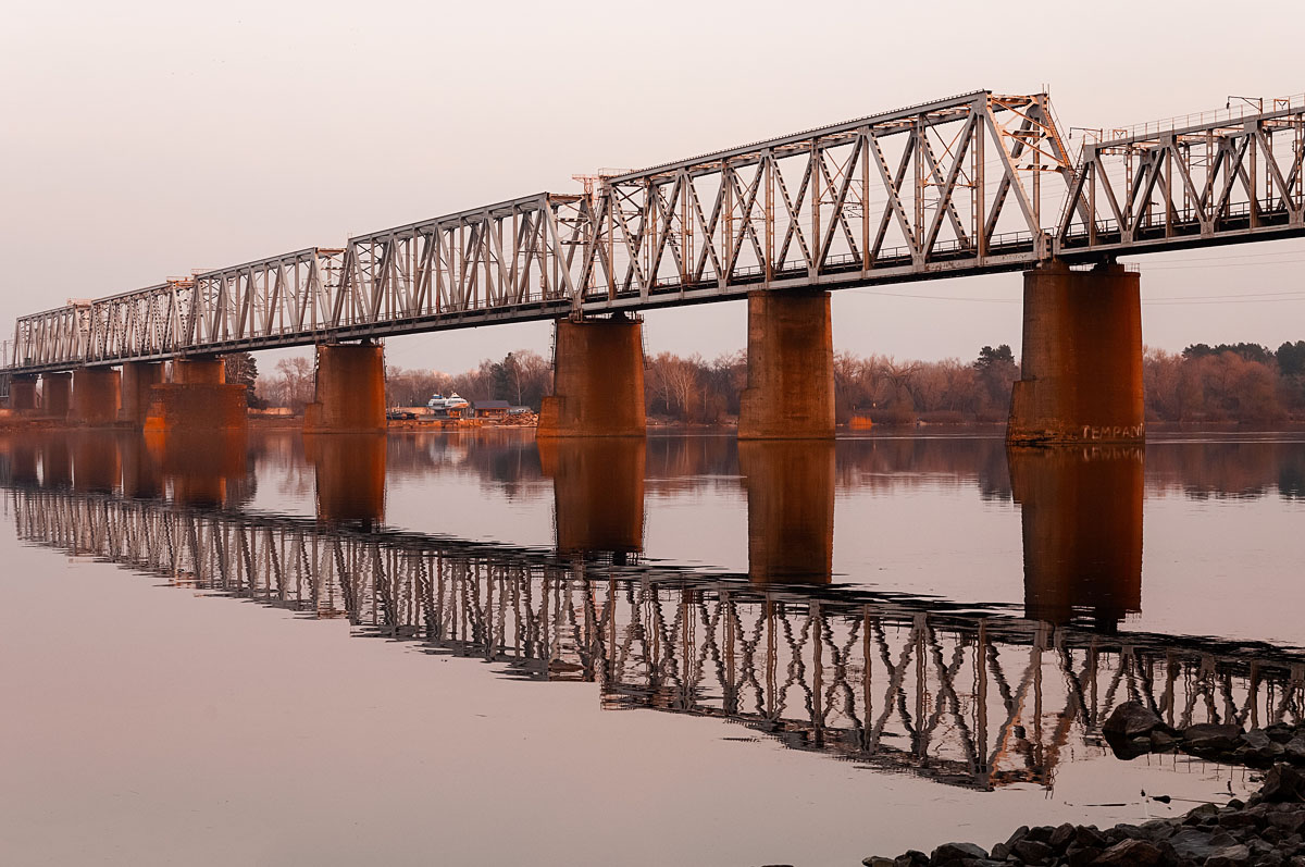 железнодорожный мост Киев